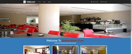 Hotel management home page